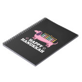 Carnet Joyeux Hanukkah chien teckel (Côté gauche)