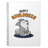 Carnet Joyeux Howloween Funny Chien Pun (Devant)