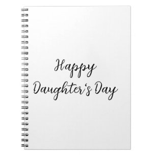 Carnet Joyeux jour de filles si.ple minimum ajouter le no