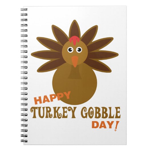 Carnet Joyeux Jour de la grogne turque Thanksgiving (Devant)