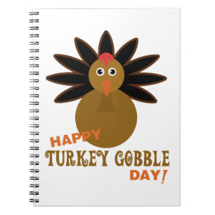 Carnet Joyeux Jour de la grogne turque Thanksgiving