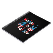 Carnet Joyeux Jour de l'Indépendance 4 juillet (Côté gauche)