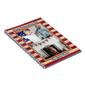 Carnet Joyeux Jour de l'Indépendance Personnalité patriot (Côté Droit)