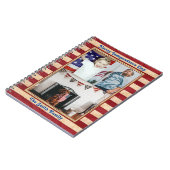 Carnet Joyeux Jour de l'Indépendance Personnalité patriot (Côté gauche)