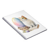 Carnet Joyeux Jour de Pâques, Chat de Pâques (Côté Droit)