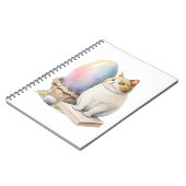 Carnet Joyeux Jour de Pâques, Chat de Pâques (Côté gauche)
