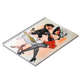 Carnet Joyeux Krampus avec Temptress Vintage Noël (Côté gauche)