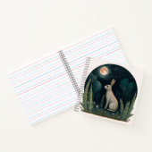 Carnet Joyeux lapin au clair de lune (Intérieur)