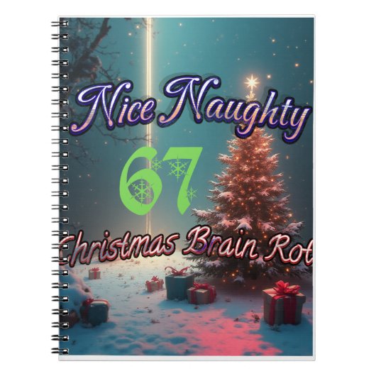 Carnet Joyeux Méchant 67 Noël Cerveau Pourri (Devant)