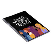 Carnet Joyeux Mois de l'histoire des femmes (Côté Droit)