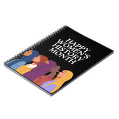 Carnet Joyeux Mois de l'histoire des femmes (Côté gauche)