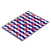 Carnet Joyeux Motif de crabes (Côté gauche)