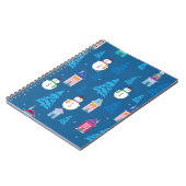 Carnet Joyeux Motif de Noël (Côté gauche)
