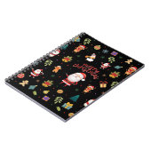 Carnet Joyeux Motif de Noël (Côté gauche)