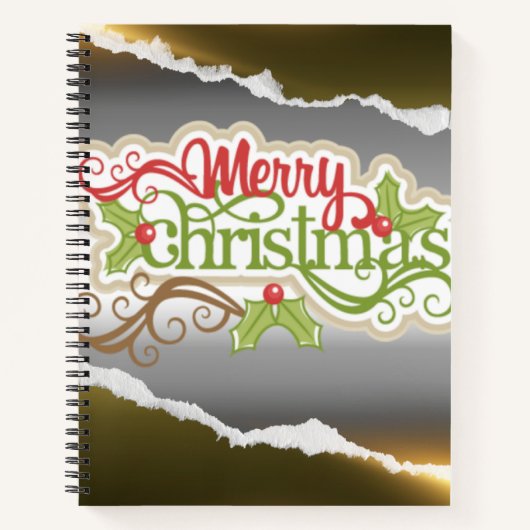 Carnet Joyeux Noël (Devant)
