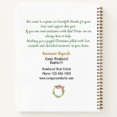 Carnet Joyeux Noël à la maison Où est le cœur | Immobilie (Dos)