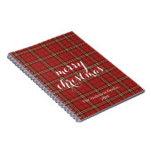 Carnet Joyeux Noël à plat classique - (Côté Droit)