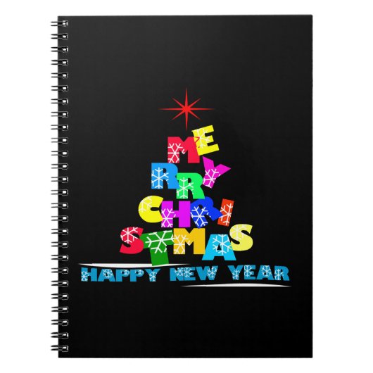Carnet Joyeux Noël Bonne année (Devant)
