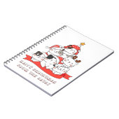 Carnet Joyeux Noël des chats (Côté gauche)