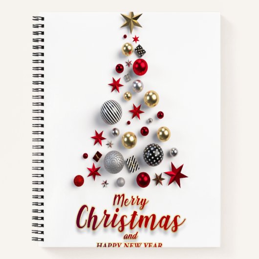 Carnet Joyeux Noël et saison d'hiver (Devant)