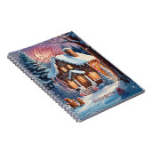 Carnet Joyeux Noël Gingerbread Maison personnalisée (Côté Droit)