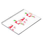 Carnet Joyeux Noël Joyeux Noël Drôle Père Noël Hohoho (Côté gauche)