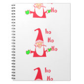 Carnet Joyeux Noël Joyeux Noël Drôle Père Noël Hohoho (Devant)