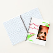 Carnet Joyeux Noël lumineux ajouter nom de famille bienve (Intérieur)