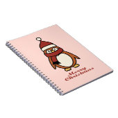 Carnet joyeux noël mignon pingouin (Côté Droit)