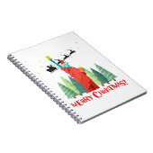 Carnet Joyeux Noël New York Santa Claus Statue De Lib (Côté Droit)