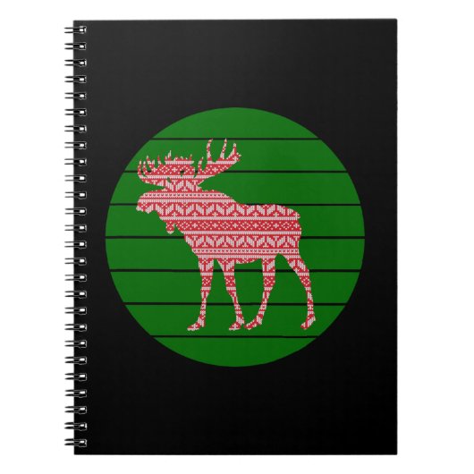 CARNET JOYEUX NOËL ORIGNAL CERF (Devant)