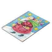 Carnet Joyeux Noël, Père Noël avec chatons et chats ! (Côté gauche)