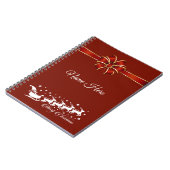 Carnet Joyeux Noël personnalisé (Côté gauche)