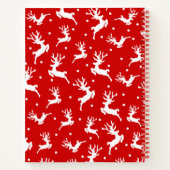 Carnet Joyeux Noël Rennes Rouges (Dos)
