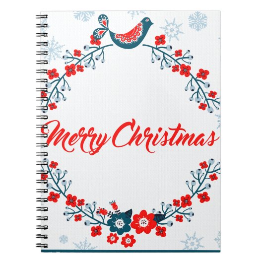 Carnet joyeux noël salut de noël (Devant)