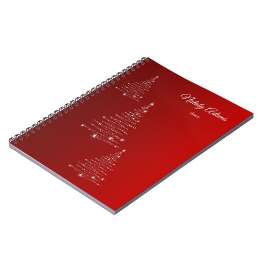 Carnet Joyeux Noël. Salutation (Côté gauche)