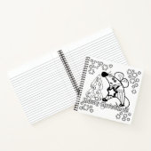 Carnet Joyeux Noël Symbole du Nouvel An Souris Caricature (Intérieur)