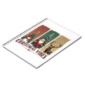 Carnet Joyeux Noël Vibes seulement Noël (Côté gauche)
