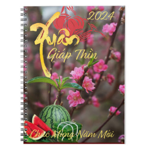Carnet Joyeux Nouvel An Xuan Giap Fin 2024