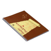 Carnet Joyeux papier peint Halloween sanglant (Côté Droit)