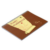Carnet Joyeux papier peint Halloween sanglant (Côté gauche)