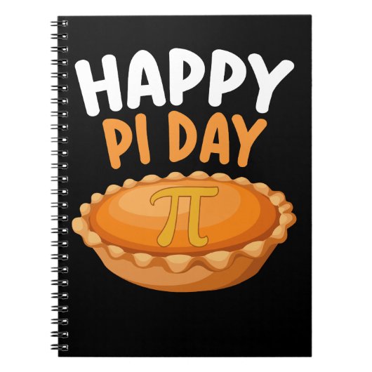 Carnet Joyeux Pi Day Pie Mathématiques Math arc-en-ciel (Devant)