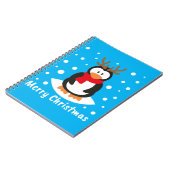 Carnet Joyeux pingouin de Noël (Côté gauche)
