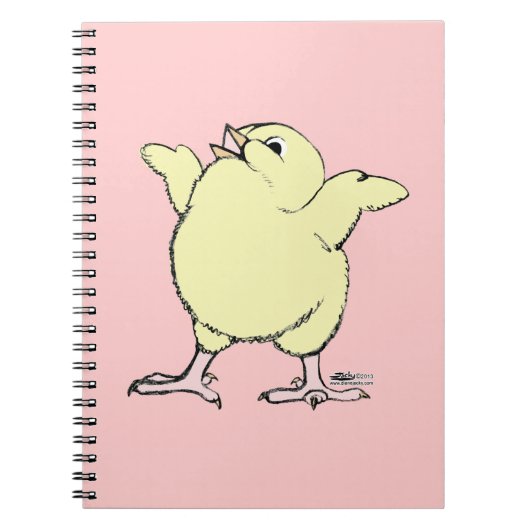Carnet Joyeux poussin (Devant)