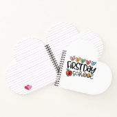 Carnet Joyeux Premier Jour D'école Professeur Fille Enfan (Intérieur)