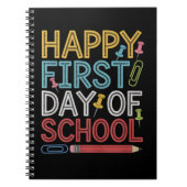 Carnet Joyeux premier jour d'école Retour à l'école (Devant)