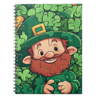 Carnet Joyeux Puzzle Shamrock de la Saint Patrick