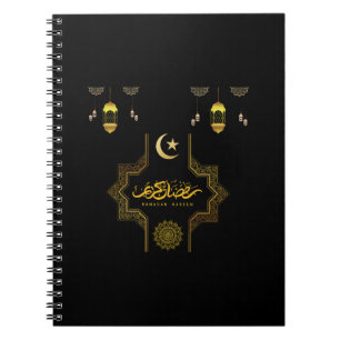 Carnet Joyeux Ramadan Kareem - Vœux Eid Moubarak pour les