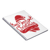 Carnet Joyeux rouge de Noël (Côté Droit)
