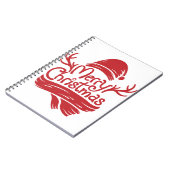 Carnet Joyeux rouge de Noël (Côté gauche)